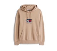 TOMMY HILFIGER Felpa beige / navy / rosso / bianco Uomo TOMMY HILFIGER XL beige / navy / rosso / bianco