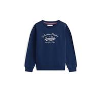 TOMMY HILFIGER Felpa blu notte / bianco Bambini TOMMY HILFIGER 128 blu notte / bianco
