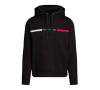 Felpa da tennis da uomo Tommy Hilfiger Chest Insert - Nero M