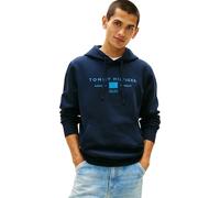 Tommy Hilfiger Brand Love Mono Stack Hoodie Blu XL Uomo