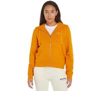 Tommy Hilfiger Felpa con Cappuccio e Cerniera Donna 1985 Zip, Arancione (Rich Ochre), S