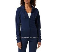 Tommy Hilfiger Felpa con Cappuccio e Zip Donna Terry Cerniera, Blu (Navy Blazer), XS