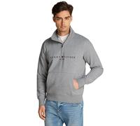Tommy Hilfiger Felpa con Cerniera Uomo Zip Mockneck Mezza Zip, Grigio (Medium Grey Heather), XS