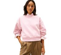 Tommy Hilfiger Felpa da Donna Corp Logo MDRN SWTSRT WW0WW47831 Pullover, Rosa (Bonita Pink), L, Rosa (Bonita Pink), L
