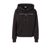 TOMMY HILFIGER Felpa nero / bianco, Taglia M