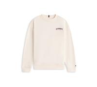 Tommy Hilfiger Felpa Bambino Monotype Graphic KB0KB10255 Felpe, Bianco (Bianco Antico), 14 Anni