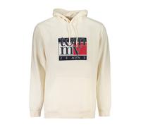 Tommy Hilfiger, ,Sweatshirts & Hoodies ,Uomo ,Bianco ,XL Maglione Uomo in Cotone Bianco Stile Eco