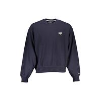 Tommy Hilfiger - Maglione Blu con Dettaglio Logo - - Sweatshirts & Hoodies - Uomo - Blu - 2XL