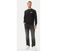 Tommy Hilfiger Felpa Uomo Girocollo Logo Lato Cuore Sweatshirt Casual