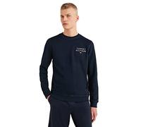 Felpa Tommy Hilfiger Original Logo blu scuro - L