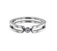 Tommy hilfiger Fine steel Anello with crystal TH2780100 - Circuit: 56 mm