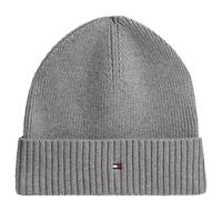 Tommy Hilfiger Uomo Berretto in Maglia Flag Cotton Beanie con Cachemire