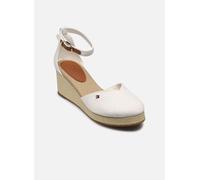 Tommy Hilfiger - FLAG CLOSED TOE MID Bianco - Scarpe di corda 39 Bianco