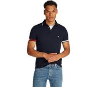 Tommy Hilfiger Flag Cuff Slim Fit Polo Mw0mw38458, Polo S/S Uomo, Blue (Desert Sky), XS