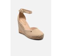 Tommy Hilfiger - FLAG HIGH WEDGE ESPA B Beige - Scarpe di corda 39 Beige