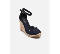 Tommy Hilfiger - FLAG HIGH WEDGE ESPA B Blu - Scarpe di corda 36 Blu
