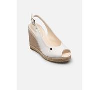 Tommy Hilfiger - FLAG HIGH WEDGE ESPA Bianco - Scarpe di corda 40 Bianco