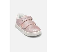Tommy Hilfiger - FLAG LOW CUT VELCRO SNEAKER PINK Rosa - Sneakers 24 Rosa