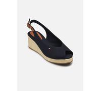 Tommy Hilfiger Donna Espadrillas Wedge Flag Mid Slingback Fibbia Regolabile, Blu (Space Blue), 40
