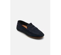 Tommy Hilfiger Donna Scarpa Driver Flag Soft Suede Loafer Elegante, Blu (Space Blue), 36 EU