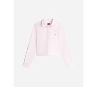 Tommy Jeans - Camicia a maniche lunghe con bottoni - - Blouses & Shirts - Donna - Rosa - XS