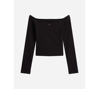 Tommy Hilfiger Flag W - T-shirt - Donna - Nero L