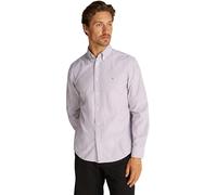 Tommy Hilfiger Flex Poplin Classic STP RF Shirt Mw0mw37549, Camicia Uomo, Red (Regatta Red/Multi), XL