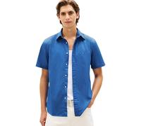 Tommy Hilfiger Flex Poplin Solid S/S Shirt Mw0mw42630 Camicia S/S Uomo (Pacco da 1)