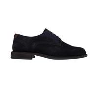 Tommy Hilfiger Men Corporate Dressy Suede Shoe FM0FM05969 Derby, Blu (Blu Navy), 42