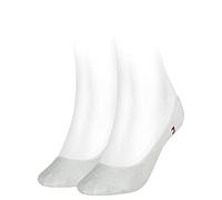 Tommy Hilfiger Footie, Calzini Donna, Bianco, 39-42