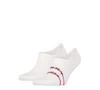 Tommy Hilfiger Footie, Calzini Uomo, Bianco, 43-46