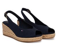 Tommy Hilfiger Espadrillas da donna Mid Wedge Espad Slingback FW0FW09228 con zeppa, BLU (blu spaziale), 5