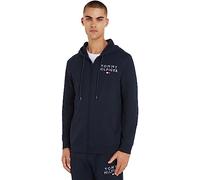 Felpa con cappuccio Tommy Hilfiger Original Full Zip blu marino bianco - M