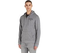 Felpa con cappuccio Tommy Hilfiger Original Full Zip grigio nero - XL