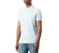 Tommy Hilfiger Garment Dye Reg Polo Mw0Mw34757 Tinta Capo, Blue (Breezy Blue), S Adulto