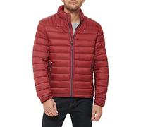 Tommy Hilfiger Giacca a buffer leggera da uomo ultra loft (standard e grande e alto), Rosso/escursione, tinta unita (Getaway Solids), L