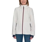Tommy Hilfiger Giacca a vento leggera da donna con colletto rialzato, bianco, X-Large