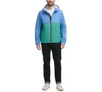 Tommy Hilfiger, Giacca antipioggia leggera da uomo Active Water Resistant, con cappuccio, X-Large