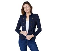 Tommy Hilfiger, Giacca da donna Tommy classica, aperta sul davanti, con fasce, Capitano Sky, X-Small