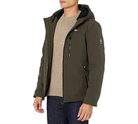 Tommy Hilfiger Giacca da uomo in Sherpa Soft Shell, Olive Tech, X-Large
