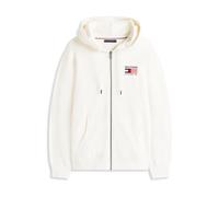 Tommy Hilfiger felpa uomo con zip e cappuccio panna XL
