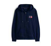 Tommy Hilfiger felpa uomo con zip e cappuccio blu L