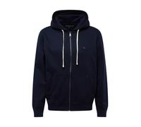 Tommy Hilfiger Uomo Felpa con Cappuccio e Zip Essential Fleece Zip Through con Tasche, Blu (Desert Sky), S