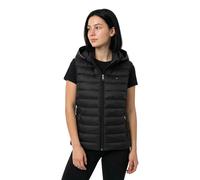 Tommy Hilfiger Donna Gilet Padded Global Stripe Vest con Cappuccio