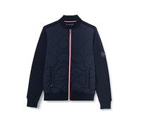 Tommy Hilfiger Giacca Uomo Mix Media Bomber Bomber, Blu (Desert Sky), XL