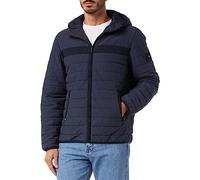 Tommy Hilfiger Giacca Uomo Padded Hooded Jacket Giacca da Mezza Stagione, Blu (Desert Sky), L