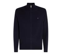 Pima Org Ctn Cashmere Zip Thru by Tommy Hilfiger L Blu