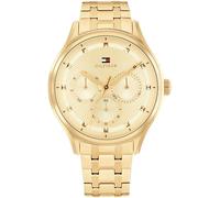 Tommy Hilfiger Orologio Analogico Multifunzione al Quarzo da Donna con Cinturino in Acciaio Inossidabile di Colore Dorato - 1782751