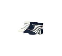 Tommy Hilfiger Giftbox Stripe Calzino Classico, Tommy Originale, 15-18 (Pacco da 3) Unisex-Bimbi