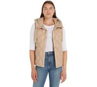 Tommy Hilfiger Gilet Donna Classic Down Quilted Vest Gilet Imbottito, Beige (Beige), 46